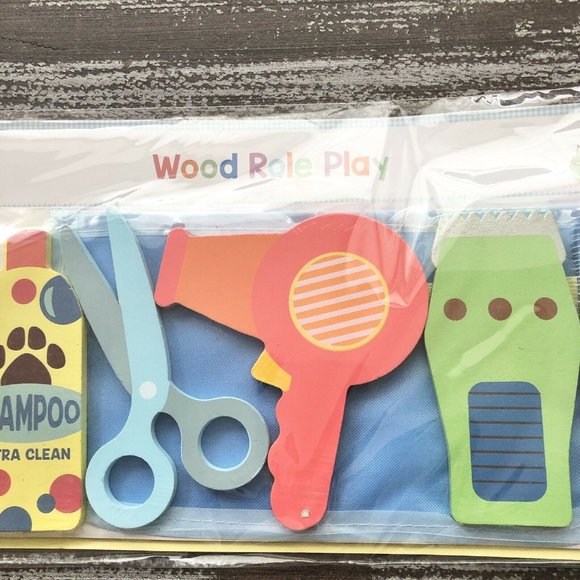 Horizon Wood Role Play Set HAIR STYLIST 3+ Toy - Picture 2 of 4
